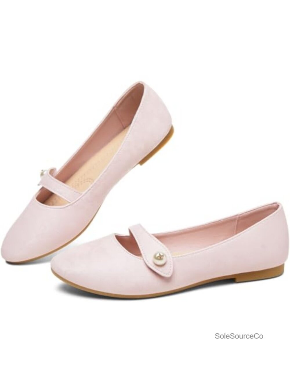 Mary Jane Flats Floral Print Ballet Comfort Slip-On